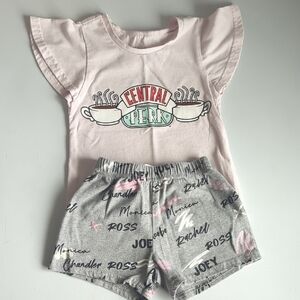 Central Perk Graphic Tee and Shorts Set